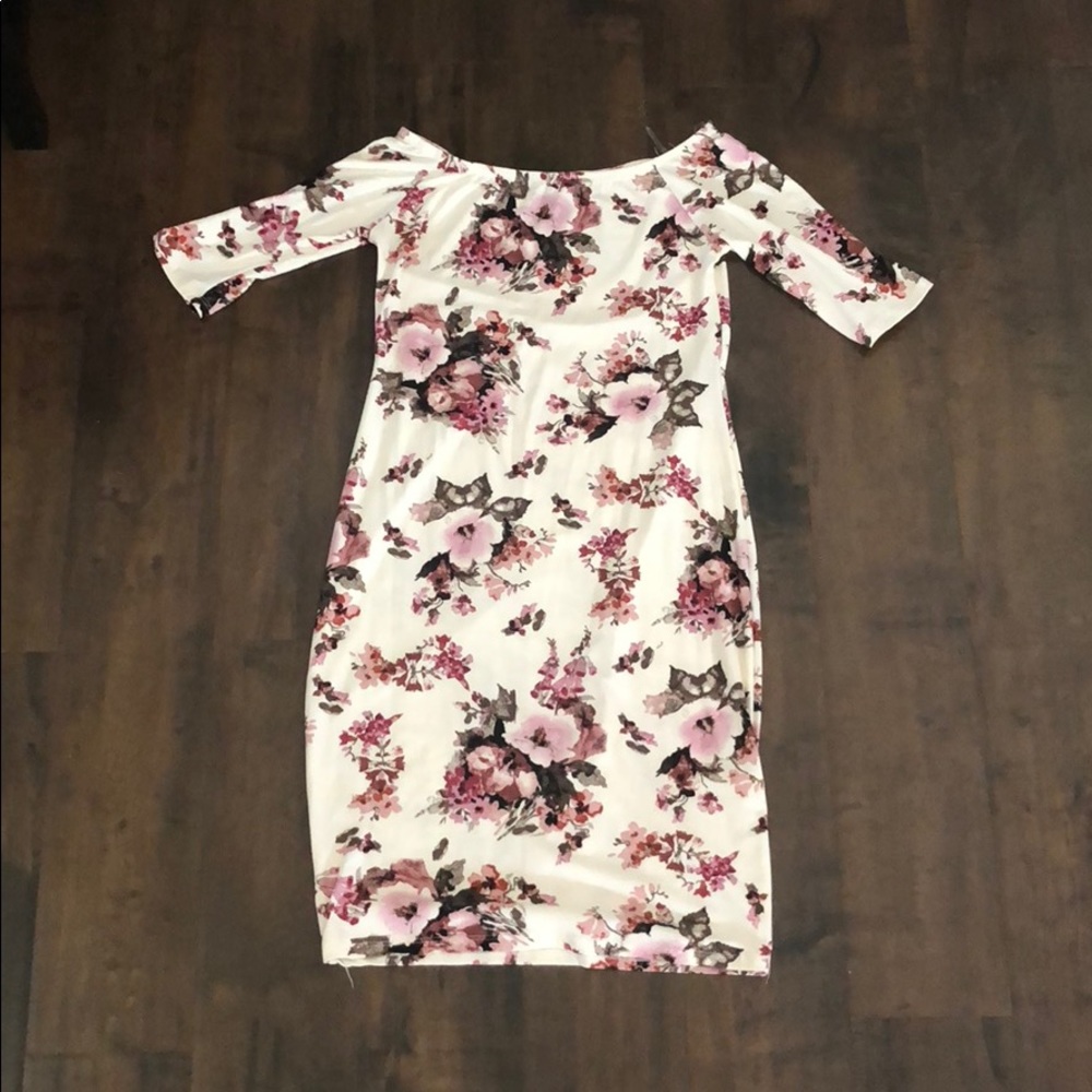 Maternity floral dress